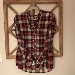 J.Crew Plaid Blouse